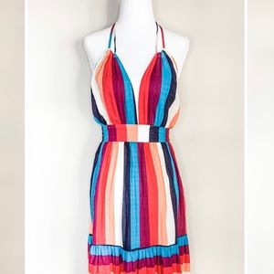 Rainbow Halter Top Dress. Brand New. Never worn.